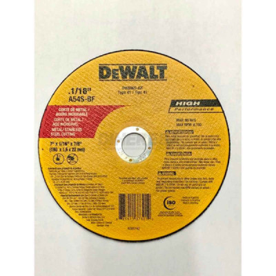 Dewalt DW84701 DISCO DE CORTE DE METAL HP2 7 180MM - C