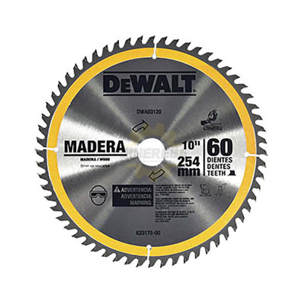 Dewalt DWA03120 D SIERRA 10X60 DIENTE,S, FLECHA 30MM C/