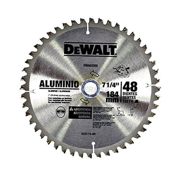 Dewalt DWA03200 D SIERRA 7-1/4X48 DIENTE,S, FLECHA 1 C