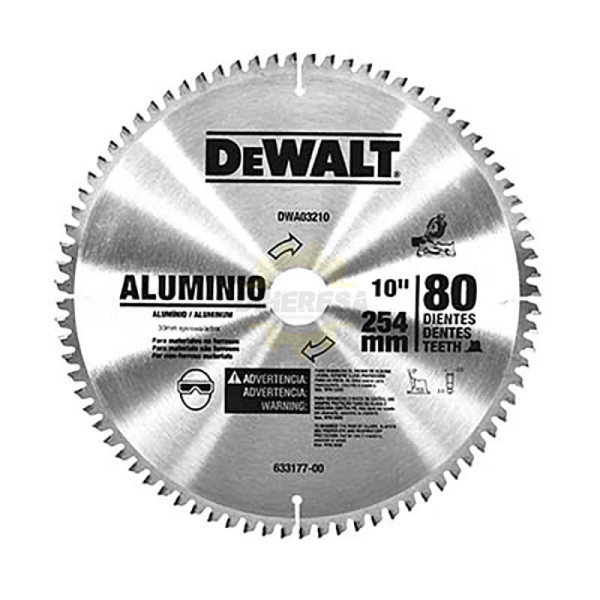 Dewalt DWA03210 D SIERRA 10X80 DIENTE,S, FLECHA 30MM C/