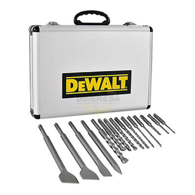 Dewalt DWA0870 SET 15 BROCAS Y CINCELES SDS PLUS