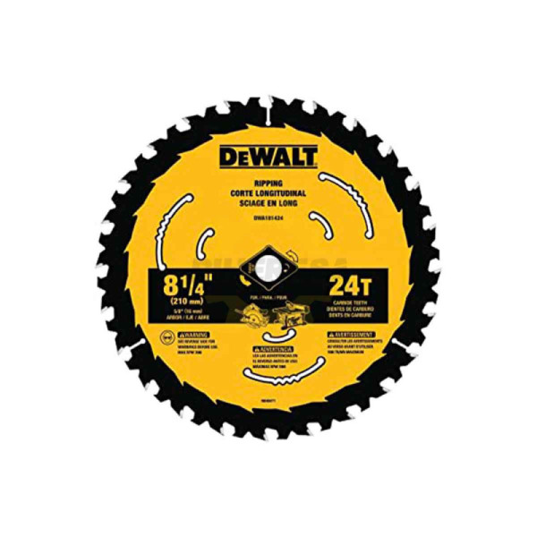 Dewalt DWA181424 DISCO SIERRA 8 1/4 24T