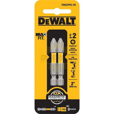 Dewalt DWA2PH2-2H 2 PUNTAS PHILLIPS MAXFIT #2X2