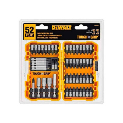 Dewalt DWA52SET JUEGO DE DESTORNILLADORES DE 52 PIEZAS