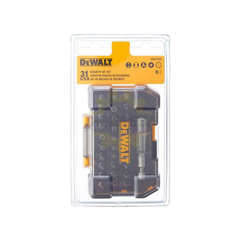 Dewalt DWAX200 SET 31 PUNTAS DE SEGURIDAD Dewalt DWAX200 SET 31 PUNTAS DE SEGURIDAD