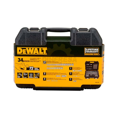 Dewalt DWMT19252 JUEGO MECANICO DEWALT 57 PC 3/8 SD 6PT