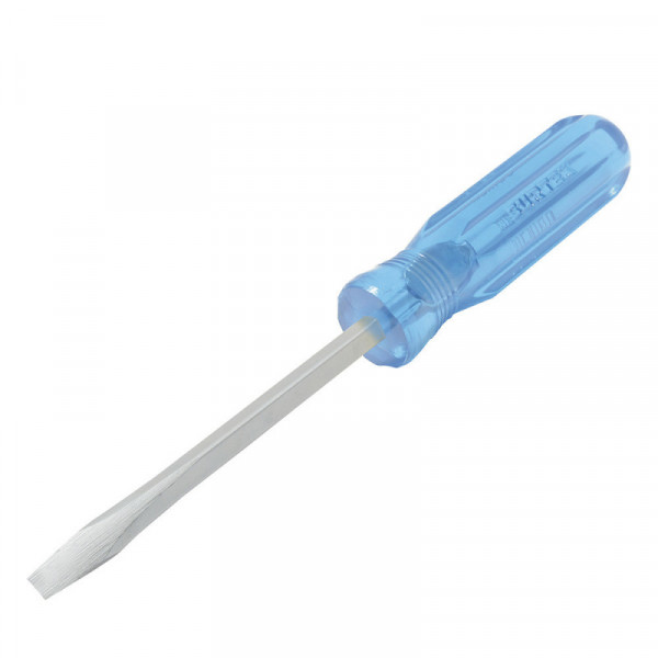 D364 SURTEK Destornillador azul barra cuadrada punta plana 1/4 x 4" Surtek | DIHERESA