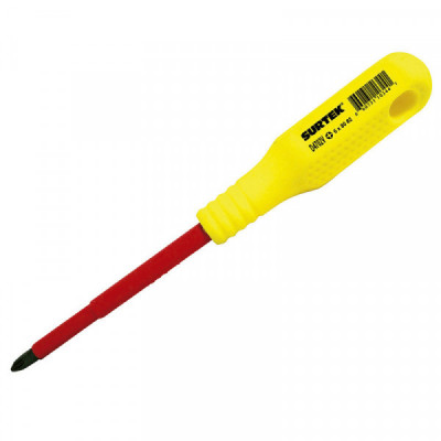D402V SURTEK Destornillador para 1000V barra redonda punta Phillips -2 x 4" Surtek | DIHERESA