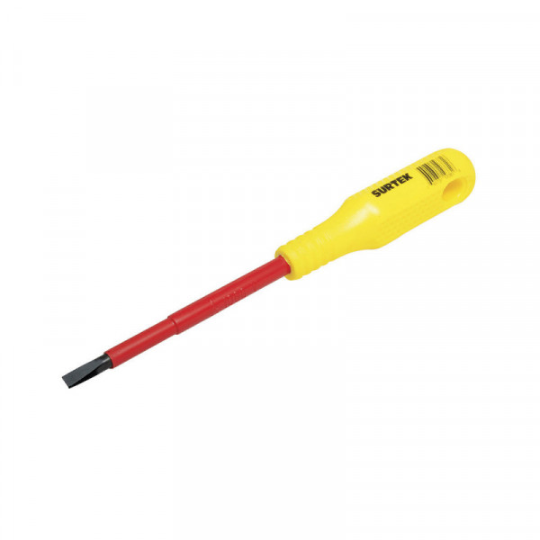 D414V SURTEK Destornillador para 1000V barra redonda punta cabinet 5/32 x 4" Surtek | DIHERESA