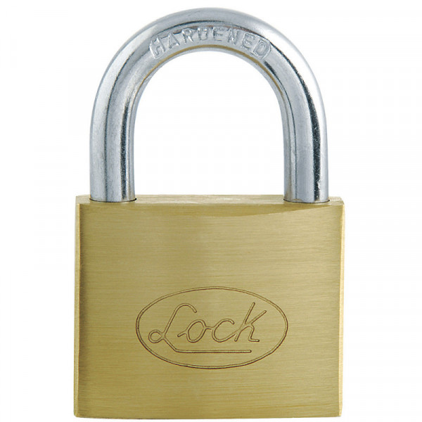 L22S38ELBB LOCK Candado de acero corto llave estándar 38mm latonado Lock | DIHERESA