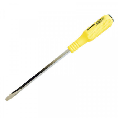 D404G SURTEK Destornillador amarillo de golpe barra cuadrada punta plana 1/4 x 4" Surtek | DIHERESA