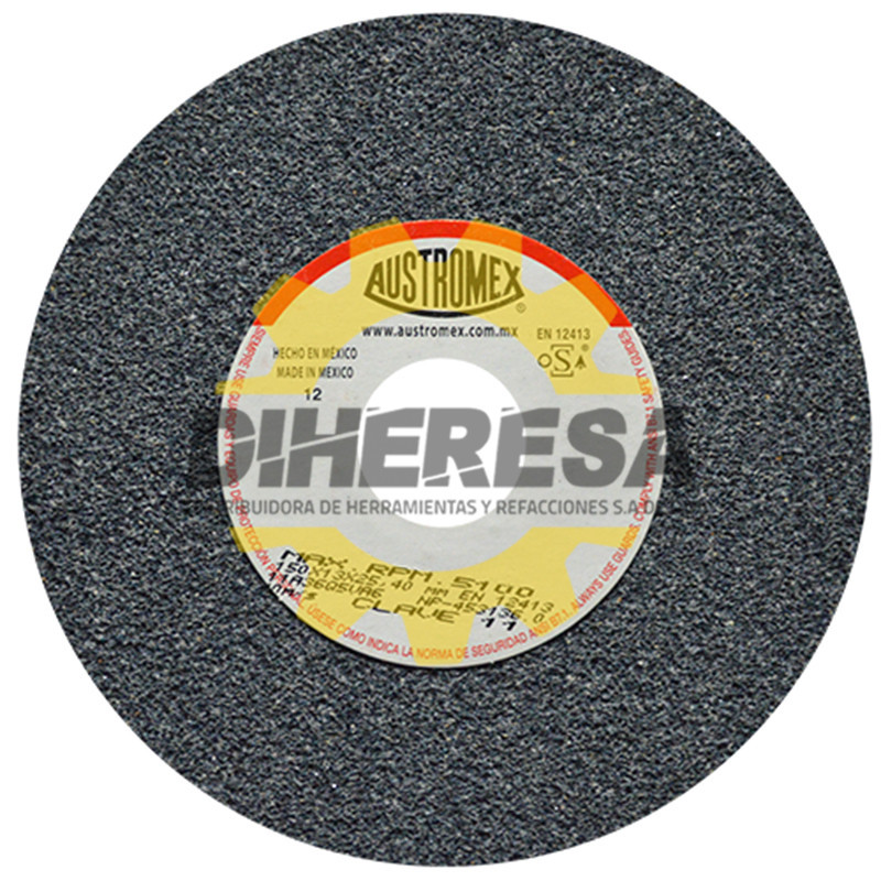 Austromex 11 Rueda abrasiva vitrificada para esmerilado de metal Austromex 11 Rueda abrasiva vitrificada para esmerilado de metal