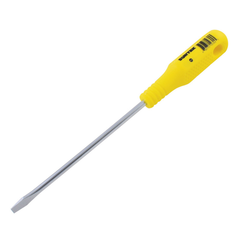 D408 SURTEK Destornillador amarillo barra redonda punta plana 3/8 x 8" Surtek | DIHERESA D408 SURTEK Destornillador amarillo barra redonda punta plana 3/8 x 8" Surtek | DIHERESA