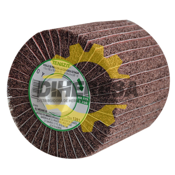 Austromex 1391 Rodillo de fibra con lija grano 80