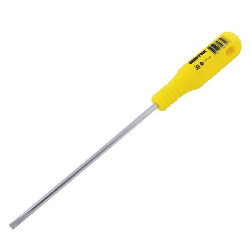 D434 SURTEK Destornillador amarillo barra redonda punta cabinet 3/16 x 6" Surtek | DIHERESA