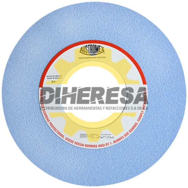 Austromex 140 Rueda azul vitrificada para rectificado de acero