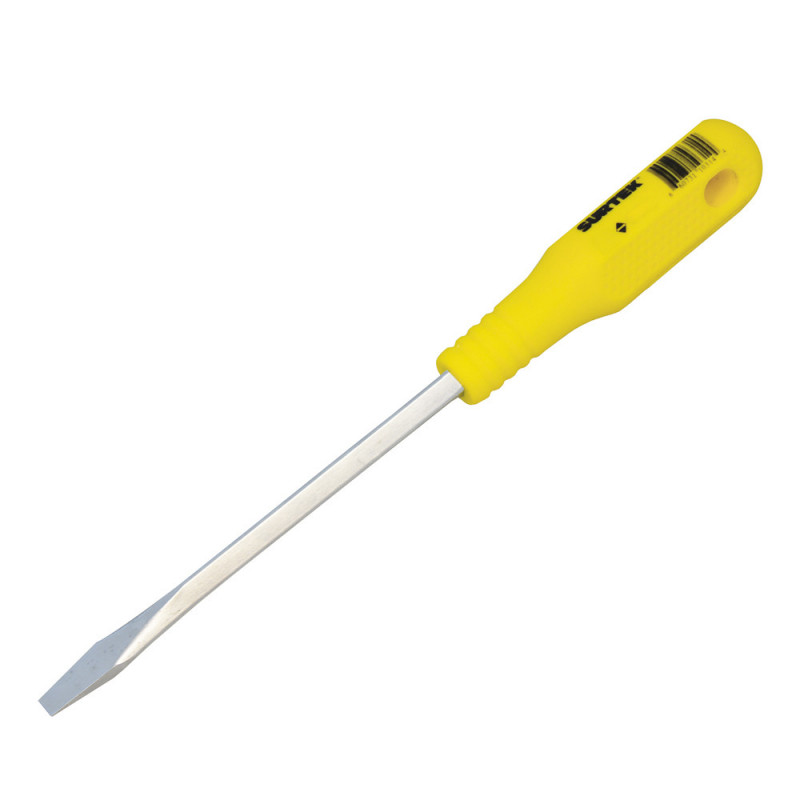 D464 SURTEK Destornillador amarillo barra cuadrada punta plana 1/4 x 4" Surtek | DIHERESA D464 SURTEK Destornillador amarillo barra cuadrada punta plana 1/4 x 4" Surtek | DIHERESA