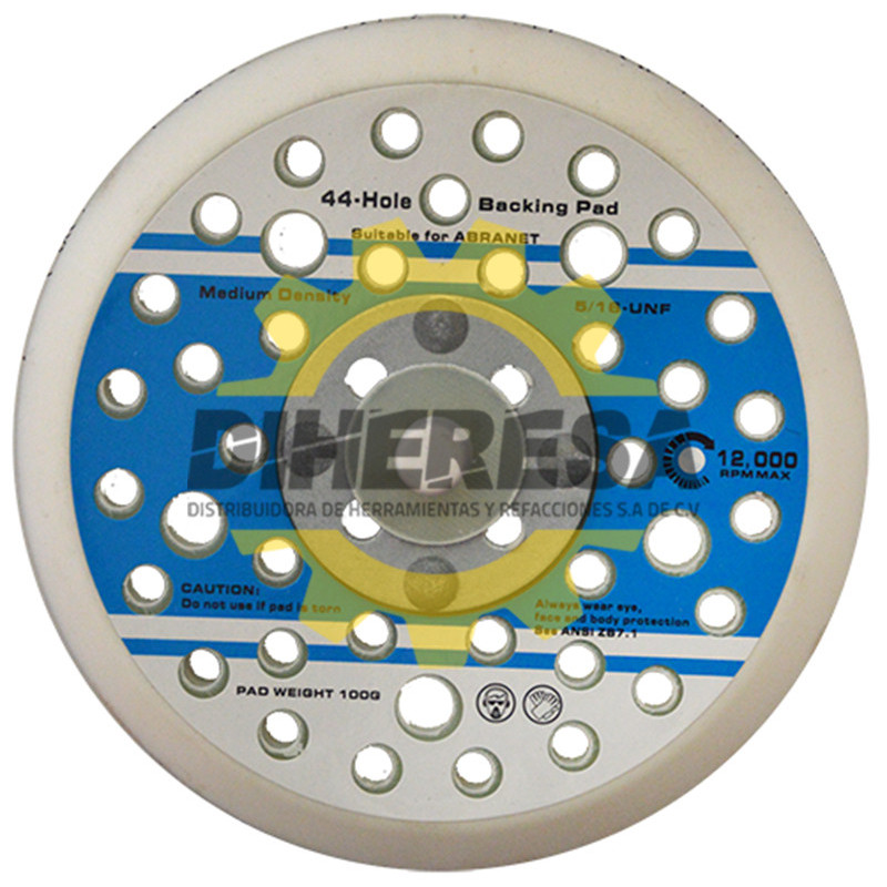 Austromex 1453 Respaldo para discos autoadheribles 5" velcro Austromex 1453 Respaldo para discos autoadheribles 5" velcro