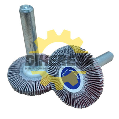 Austromex 1473 Mini rueda flap con vástago grano 240