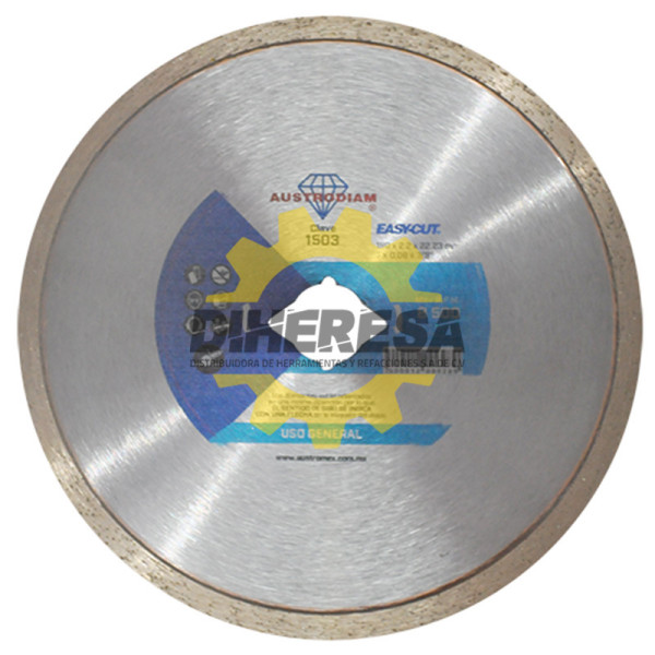 Austromex 1503 Disco de diamante azul rin continuo Easy-cut