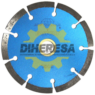 Austromex 1505 Disco de diamante azul segmentado Easy-cut