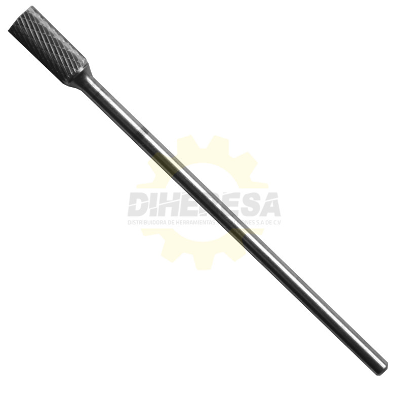 Austromex 150 Lima rotativa cilíndrica sin corte frontal SA-5 Vástago largo Austromex 150 Lima rotativa cilíndrica sin corte frontal SA-5 Vástago largo