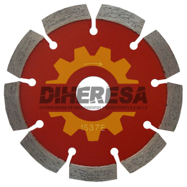 Austromex 1537 Disco de diamante rojo segmentado Cantera