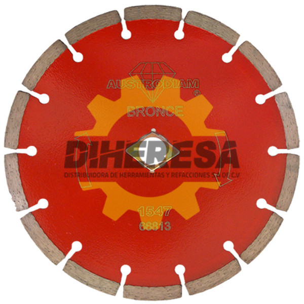 Austromex 1547 Disco de diamante rojo segmentado Cantera