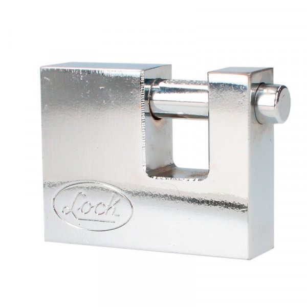 L22C70TCSB LOCK Candado de acero para cortina llave tetra 70mm cromo satinado Lock | DIHERESA