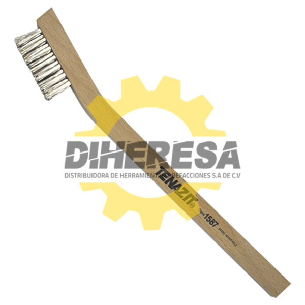 Austromex 1587 Cepillo manual Inoxidable con mango de madera