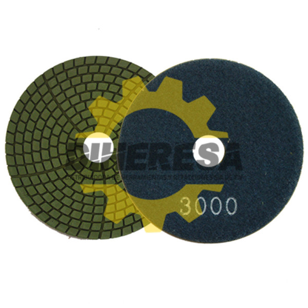 Austromex 1598 Pad de diamante Pulido en húmedo grano 3000