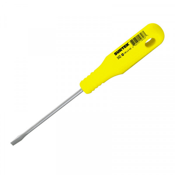 D422 SURTEK Destornillador amarillo miniatura barra redonda punta cabinet 1/8 x 2-1/2" Surtek | DIHERESA