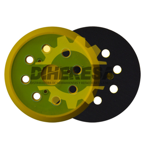 Austromex 1629 Respaldo para discos autoadheribles 5" velcro con 8 hoyos
