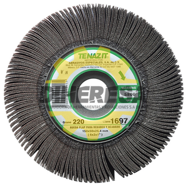 Austromex 1697 Rueda flap Tenazit Premium grano 220