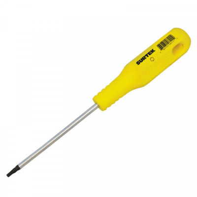 D4325 SURTEK Destornillador amarillo barra redonda punta Torx T25