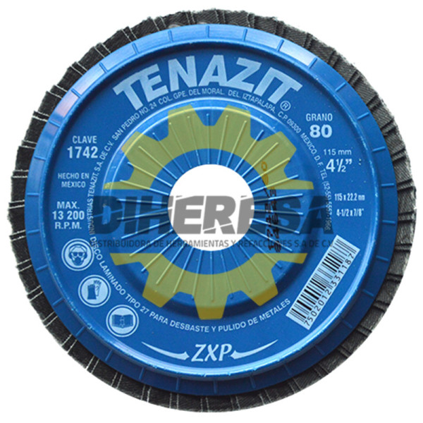 Austromex 1742 Disco laminado ZXP grano 80