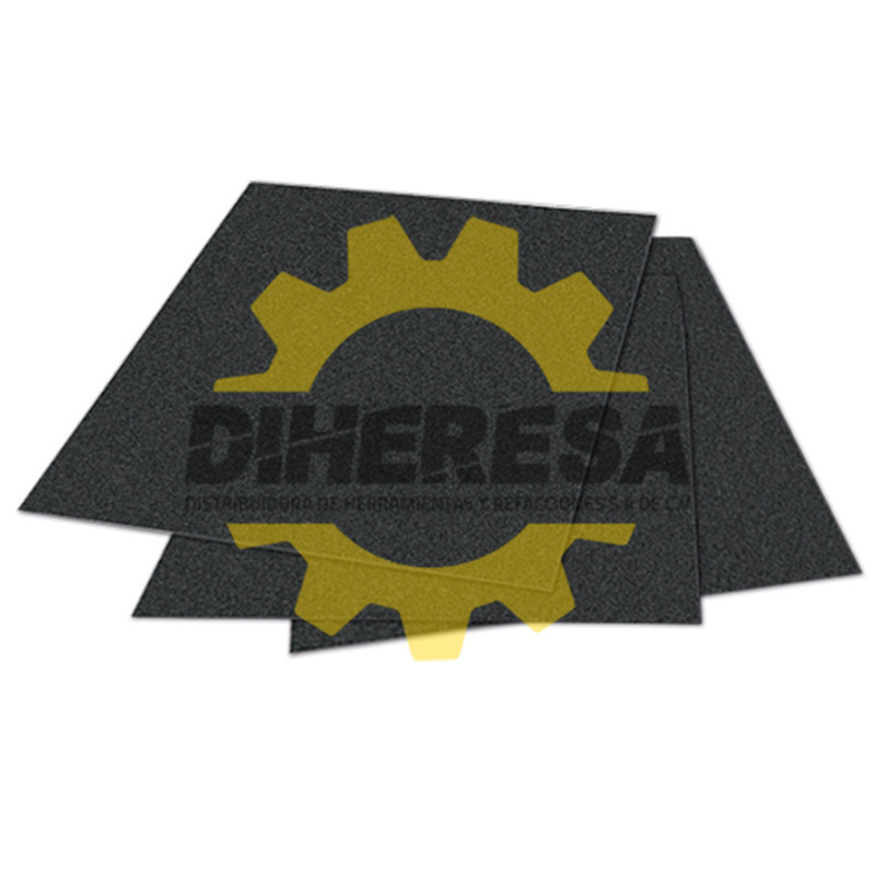 Austromex 1801 Hoja de lija de agua, color negro, grano 60 con respaldo de papel impermeable Austromex 1801 Hoja de lija de agua, color negro, grano 60 con respaldo de papel impermeable