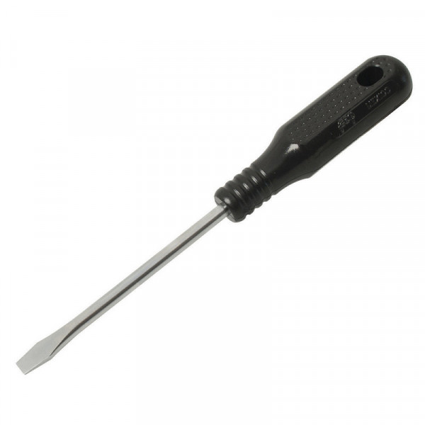 DER02 FOY Destornillador negro barra redonda punta plana 3/16 x 4" Foy | DIHERESA