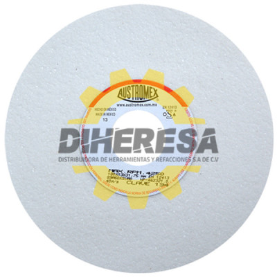 Austromex 194 Rueda blanca vitrificada para esmerilado de acero