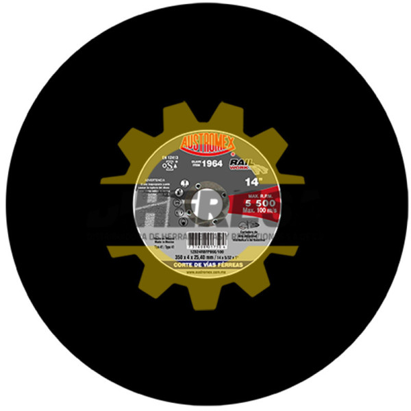 Austromex 1964 Disco para corte de riel