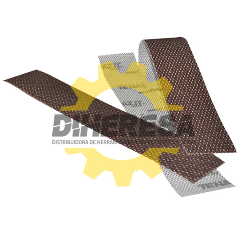 Austromex 1980 Tira de lija perforada autoadherible, con velcro, color marrón, grano 80. Austromex 1980 Tira de lija perforada autoadherible, con velcro, color marrón, grano 80.