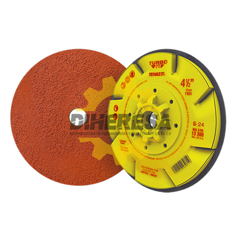 Austromex 1986 Fibrodisco de Grano Ceramico PLUS con Respaldo ABS - TURBO JET grano 24 Austromex 1986 Fibrodisco de Grano Ceramico PLUS con Respaldo ABS - TURBO JET grano 24