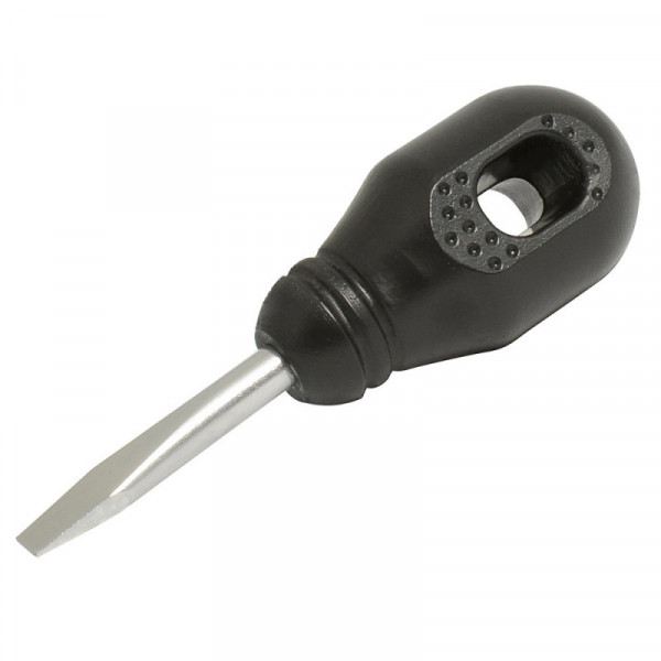 DER52 FOY Destornillador negro trompo barra redonda punta plana 1/4" x 1-1/2" Foy | DIHERESA