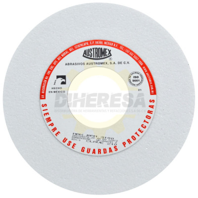 Austromex 210 Rueda blanca vitrificada para esmerilado de acero