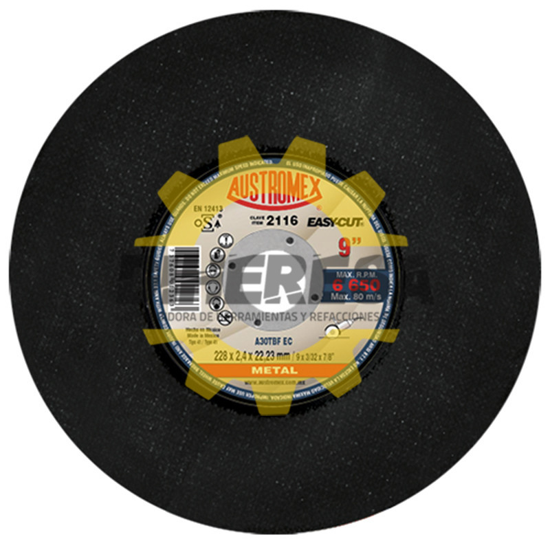 Austromex 2116 Disco para corte de metal Austromex 2116 Disco para corte de metal
