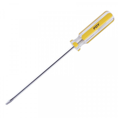 DEP48 FOY Destornillador mango PVC barra redonda punta plana 1/4 x 8" Foy | DIHERESA