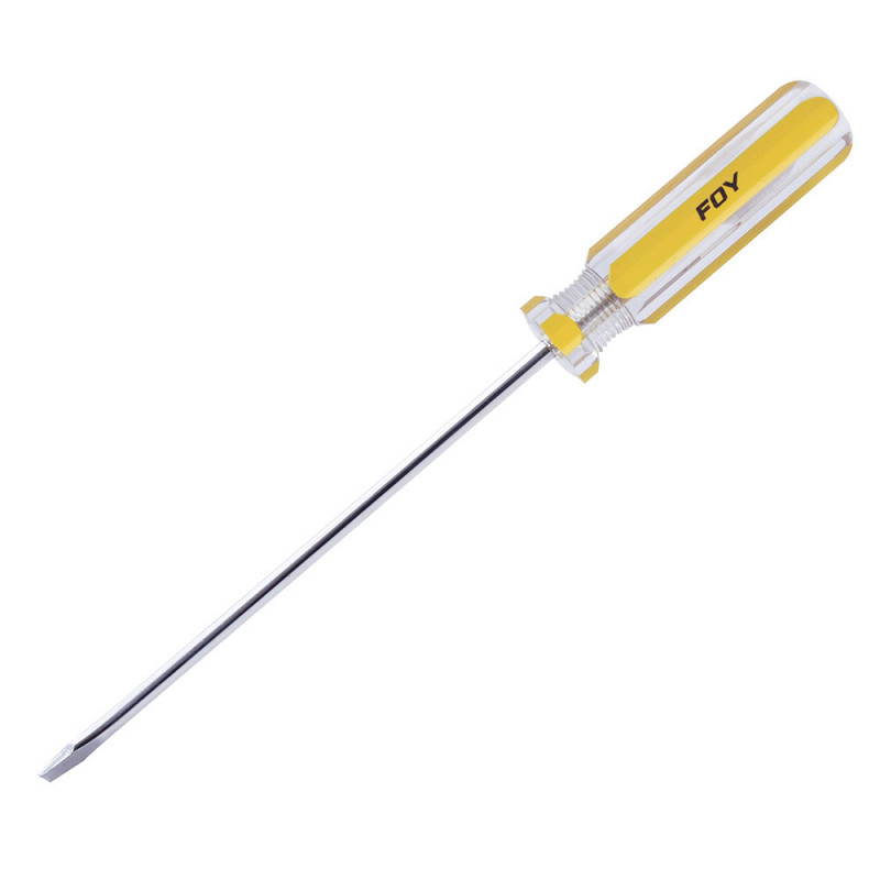 DEP48 FOY Destornillador mango PVC barra redonda punta plana 1/4 x 8" Foy | DIHERESA DEP48 FOY Destornillador mango PVC barra redonda punta plana 1/4 x 8" Foy | DIHERESA