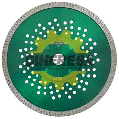 Austromex 2185 Disco de diamante verde turbo Granito