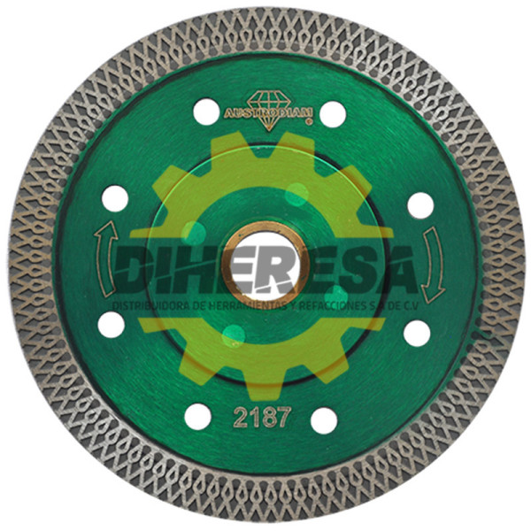 Austromex 2187 Disco de diamante verde turbo Granito
