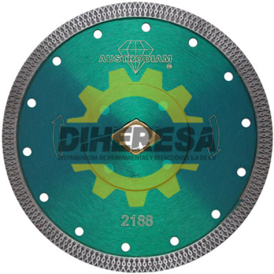 Austromex 2188 Disco de diamante verde turbo Granito